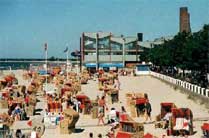 Meerwasser-Schwimmbad Laboe, kinderfreundliche Flachwasserzone.