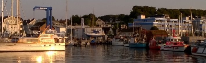 Hafen Laboe - Start zum Hochseeangeln in den Angelferien